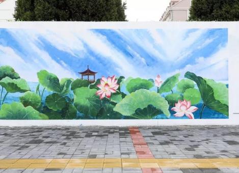 社旗墙绘施工材料制作工艺说明
