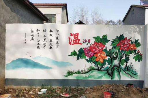 社旗关于墙体彩绘制作时应该了解的一些问题