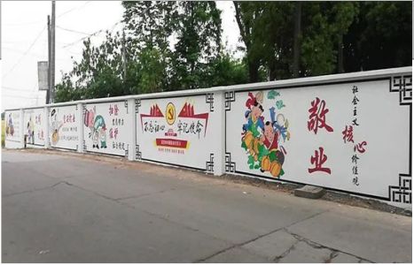 社旗手绘墙画在现实中主要有哪些应用？