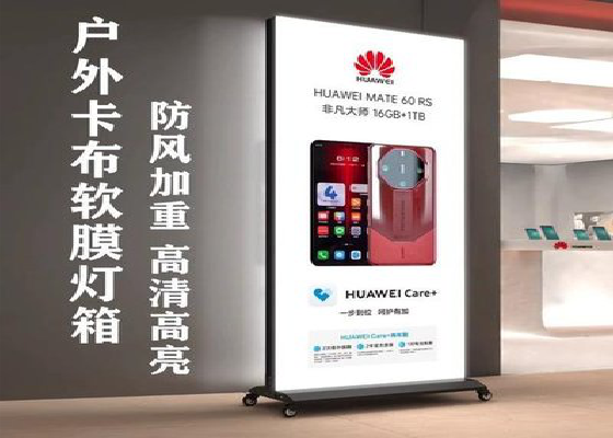 社旗户外防水灯箱的应用特点及适用范围。