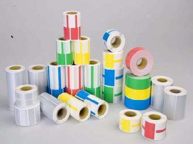 社旗关于不干胶材料。