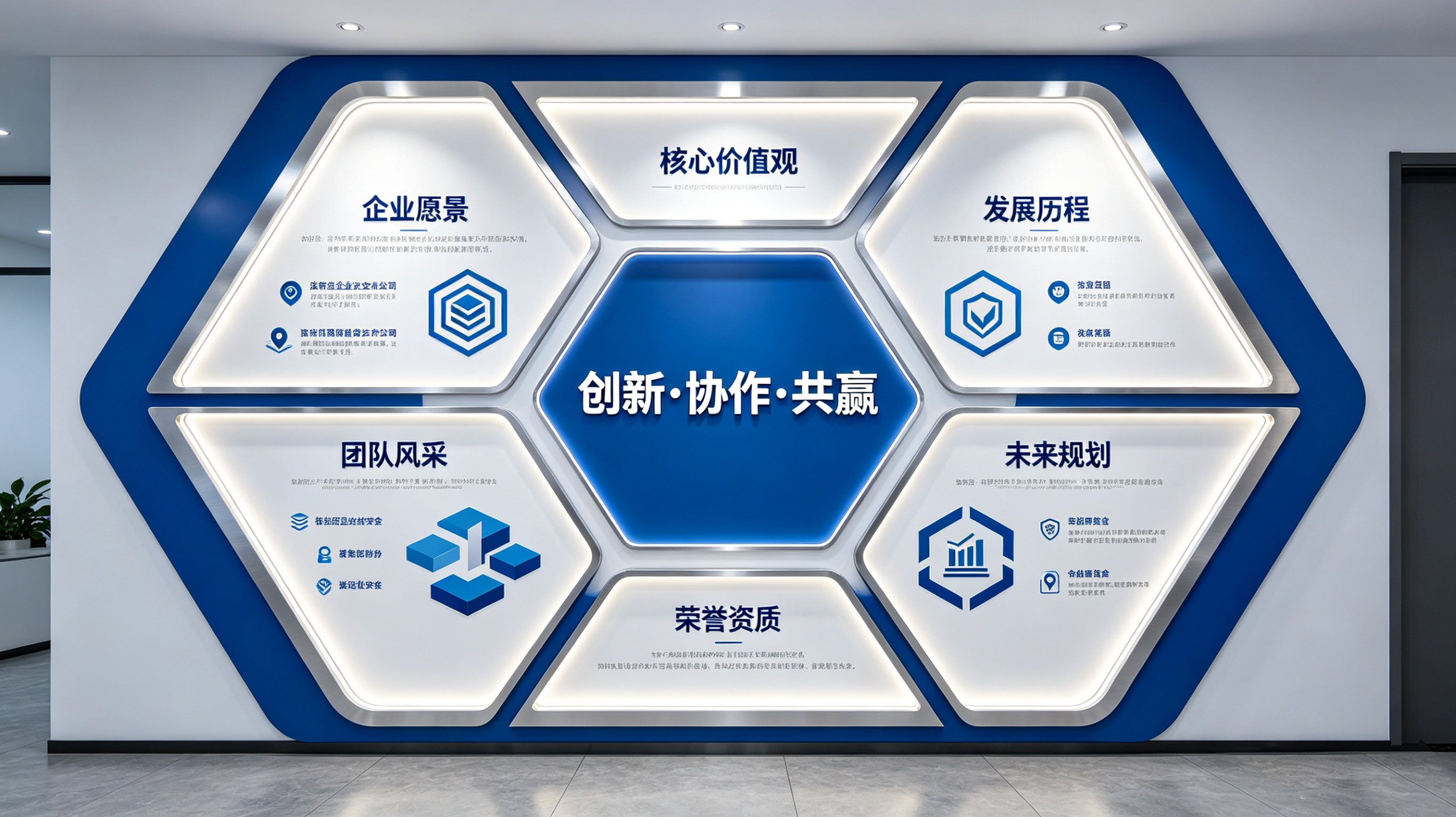 社旗企业文化墙六边形避坑指南（新手常犯5个错误）